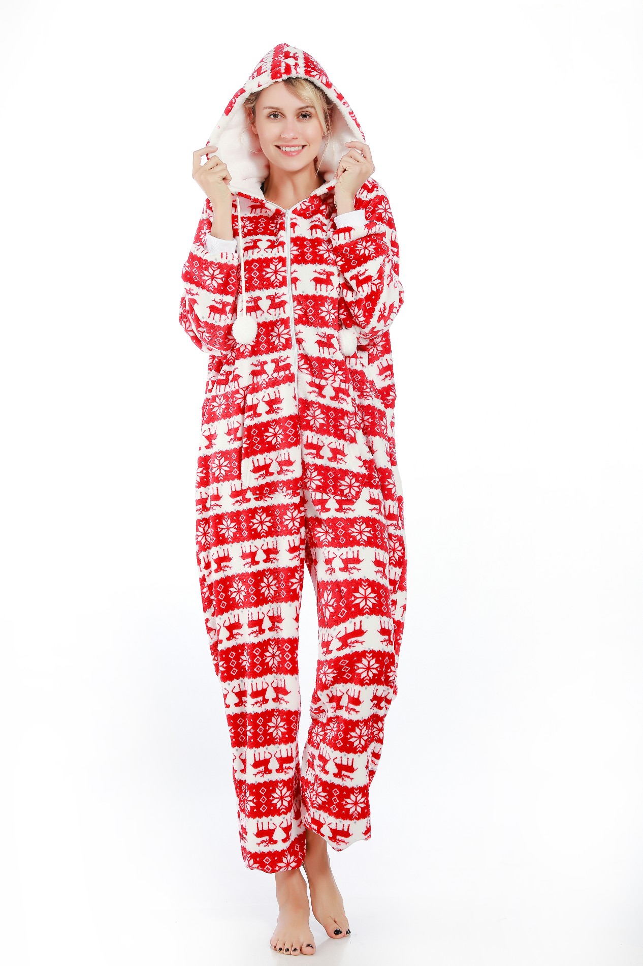 Printed Flannel Womens Jumpsuit Manufacturers, Printed Flannel Womens Jumpsuit Factory, Supply Printed Flannel Womens Jumpsuit