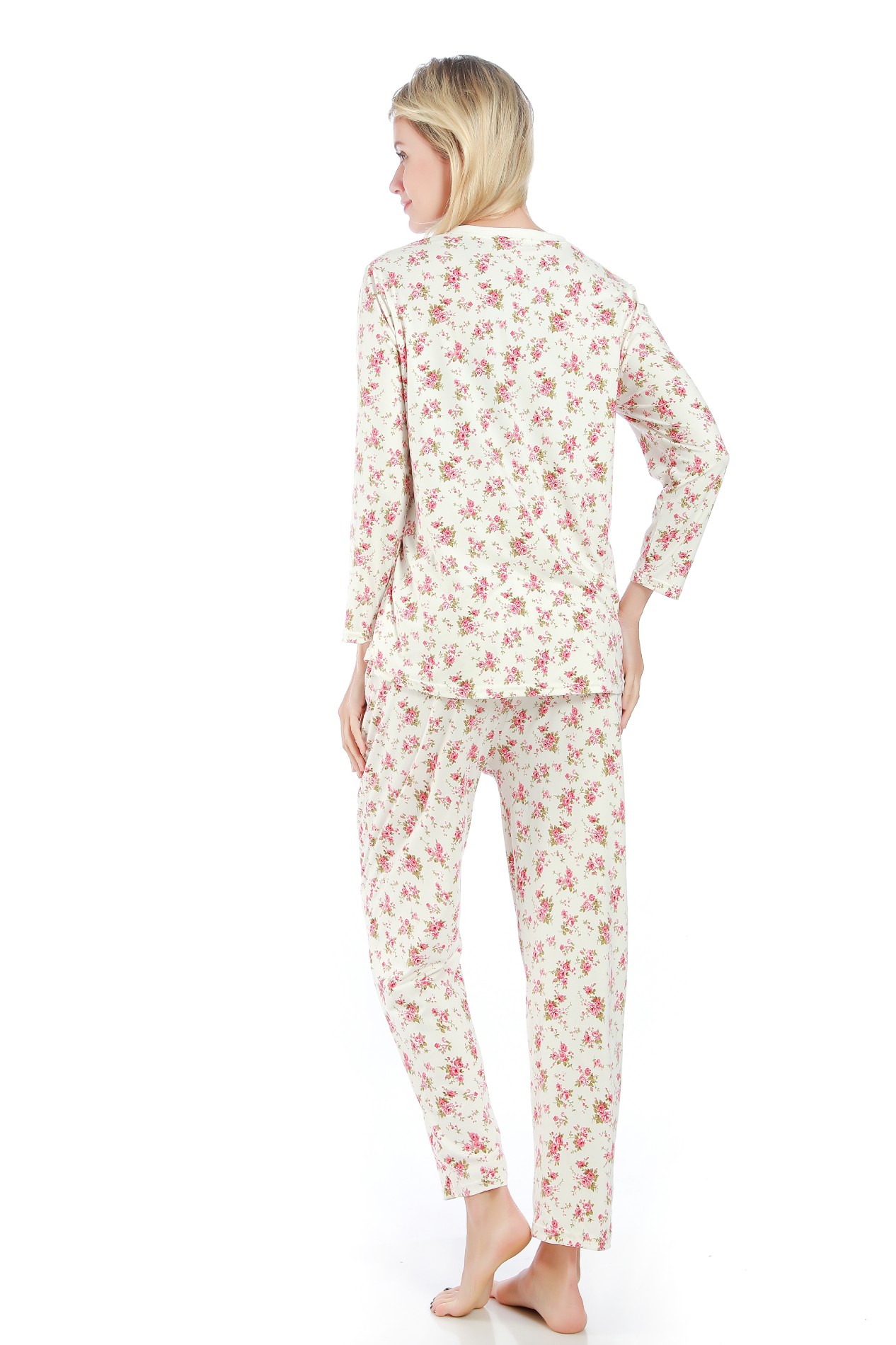 Printed Ladies Pajamas Set Manufacturers, Printed Ladies Pajamas Set Factory, Supply Printed Ladies Pajamas Set