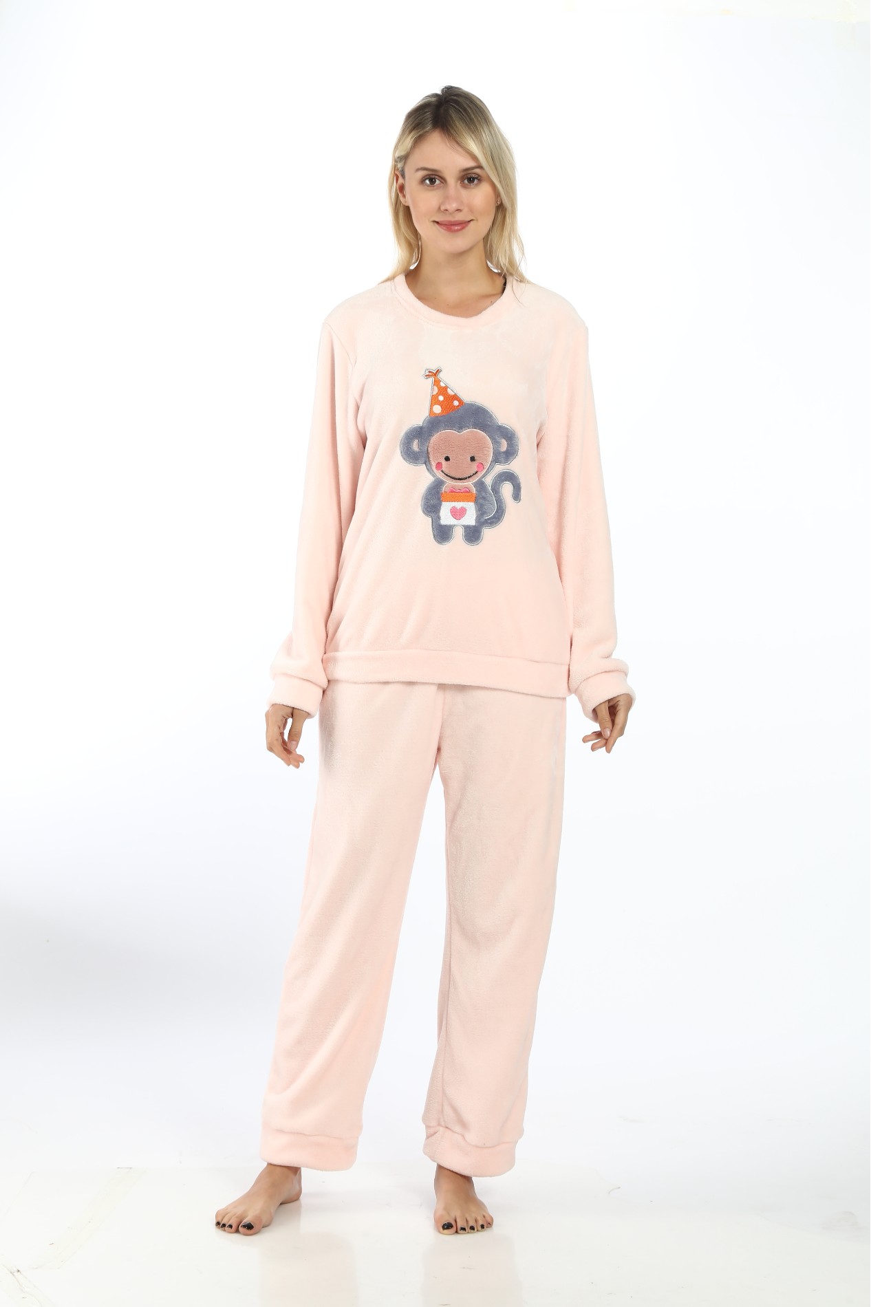 Monkey Pattern Ladies Pajamas Set Manufacturers, Monkey Pattern Ladies Pajamas Set Factory, Supply Monkey Pattern Ladies Pajamas Set