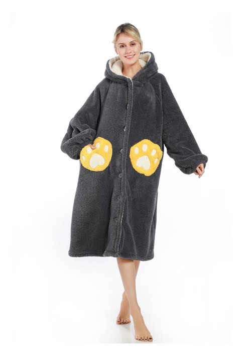 Flannel Unisex Robe Manufacturers, Flannel Unisex Robe Factory, Supply Flannel Unisex Robe